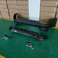 Pare-chocs arrière de haute qualité pour Audi A4 B9 modifié en diffuseur de pare-chocs arrière de style RS4 avec embout de silencieux de tuyau d'échappement 2017-2019