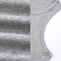Camiseta sin mangas para hombre, 100% algodón, con logo personalizado, cuello redondo, corte regular, tejido de punto de 315 g/m², al por mayor
