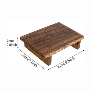 Tabouret <span class=keywords><strong>de</strong></span> repose-pieds en <span class=keywords><strong>bois</strong></span> rétro, sous-bureau, petite échelle pour cuisine <span class=keywords><strong>salle</strong></span> <span class=keywords><strong>de</strong></span> bains, tabouret <span class=keywords><strong>de</strong></span> lit rectangulaire - Product Image 3