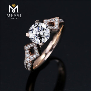 <span class=keywords><strong>Bague</strong></span> de fiançailles et de mariage en or blanc 14k 18k <span class=keywords><strong>avec</strong></span> <span class=keywords><strong>diamant</strong></span> VVS DEF <span class=keywords><strong>1</strong></span> <span class=keywords><strong>carat</strong></span>, <span class=keywords><strong>bague</strong></span> en moissanite synthétique CVD pour femmes, bijoux Messi - Product Image 3