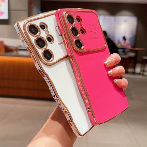 Custodia Protettiva Ondulata con Cuore Laterale A56 e Finestra Grande Anti-Caduta A17 in TPU per <span class=keywords><strong>Samsung</strong></span> S26ULTRA - Product Image 4