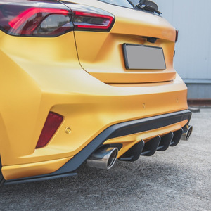 Ford Focus ST MK4 Rear Lip Spoiler Glossy Black PP Material Ducktail Design For 2018-2021 Models - Product Image 4