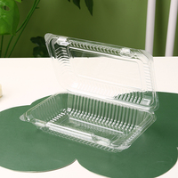 Boîte d'emballage de restauration jetable personnalisée Récipient alimentaire en plastique Conteneur togo jetable Boîtes d'emballage pour déjeuner à emporter
