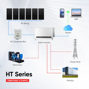 固德威 225kW 250kW HT 系列三相并网逆变器，带 12 个 MPPT，适用于商业太阳能系统 - Product Image 5