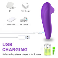 Jouet sexuel pour femmes adultes à 5 fréquences, rechargeable, étanche, suceur de clitoris, suceur de mamelon, vibromasseur