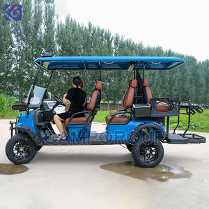 Voiturette de golf électrique à panneau solaire personnalisable pour le camp 6 places Scooter de golf touristique hors route Club Car - Product Image 5