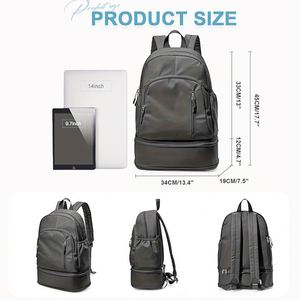 Sac à dos de sport grande capacité avec compartiment à chaussures, sac à dos de sport imperméable, sac à dos de voyage pour ordinateur portable - Product Image 3