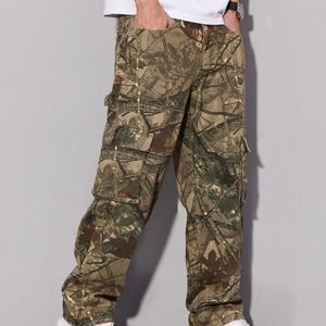 Pantalones Deportivos de Camuflaje Desgastados de Alta Calidad, Personalizados por el Fabricante OEM, Pantalones Deportivos Casuales de Camuflaje para Hombre - Product Image 3