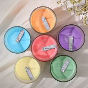 Bougies parfumées en pot, bougies parfumées d'aromathérapie de luxe, bougies parfumées à l'huile de fleurs, coffret cadeau de bougies parfumées - Product Image 3