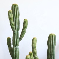 Cactus Artificial Marroquí en Maceta, Planta del Desierto Artificial Verde de 73-152 cm, Decoración Interior y Exterior