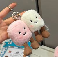 Pendentif Poupée JC Jellycat, Figurine Dragon des Neiges Croissant Guimauve, Porte-clés Lapin Bonnie en Polyester, pour Festival et Saint-Valentin