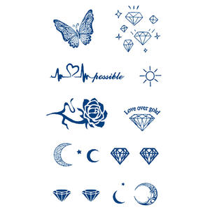 Tatuaje Temporal Personalizable de Tamaño Pequeño con Diseño Realista de Jugos, <span class=keywords><strong>para</strong></span> <span class=keywords><strong>Hombres</strong></span> y Mujeres - Product Image 2