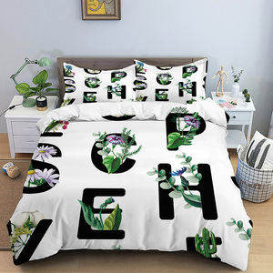 Tropikal Hawaii çiçekler kraliçe battal boy nevresim tavuskuşu çiçek yorgan seti botanik baskılı nevresim takımı - Product Image 3