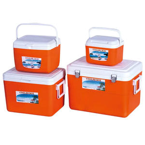 Ngoài trời cắm trại Nhựa nhiệt hộp mát di động chống rò rỉ nước giải khát giữ lạnh cách điện <span class=keywords><strong>Ice</strong></span> Cooler Box Set - Product Image 1