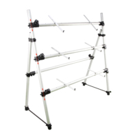 CNBear K-709 Fully Adjustable Height Anodized Aluminum & Plastics 3-Tier DJ Keyboard Stand From Taiwan