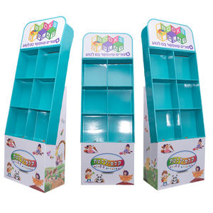 Unit Display Produk Lipat Modern dari Karton untuk Toko Ritel dengan Rak Kartu Pos untuk Buku dan Majalah - Product Image 3