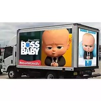 IP65 HD vidéo extérieure couleur P5 écran d'affichage LED numérique fabricant Mobile camion/remorque/véhicule panneau publicitaire
