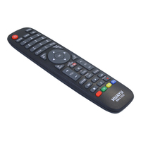 Télécommande universelle à code fixe HUAYU RM-L1535 pour téléviseurs LCD LED Haier avec 4 boutons, portée de 10 m, piles AAA (non incluses)