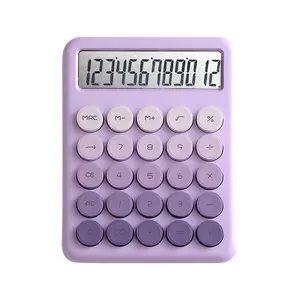 Candy colored colorful calculator tablet design keyboard lightweight convenient portable mini cute stationery math count