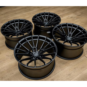 عجلات سيارة معدنية مُصَنَّعة مخصصة بقياس 18-24 بوصة ، جنوط مقعرة عميقة 5x5x55 x من أجل أودي A6 A7 A8 RS3 RS4 Q2 Q3 Q5 Q7 Q8 - Product Image 2