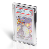Vitrine en acrylique pour slab PSA avec support pliable et protection UV pour la protection des objets classés