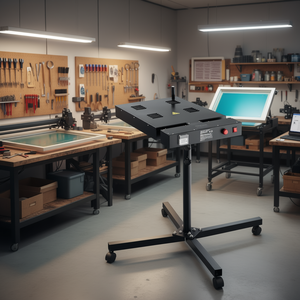 Secador Flash Profesional Vevor de 2000W, Máquina de Serigrafía de 18x18 Pulgadas, Control de Temperatura, Soporte de Altura Ajustable - Product Image 2