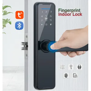 Высокая безопасность, блокировка по отпечатку пальца BLE WiFi cerradura electronica smart tuya cerraduras inteligentes puerta Outdoor