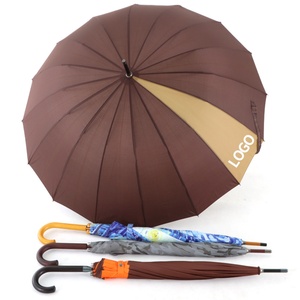Promotional Large Eco Manual Metal Frame Straight <b>Umbrella</b> with Custom Printing and Logo - Product Image 1