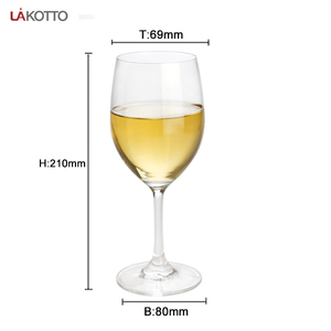 Vasos de cristal grabados a mano con Logo personalizado, vaso de copa de vino de vástago largo rojo de alta calidad - Product Image 2