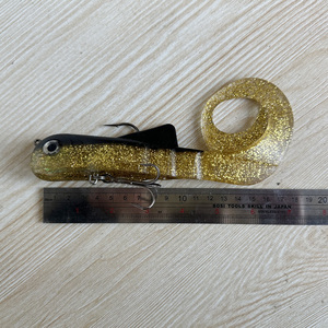 QT-P 30cm 115g grande taille souple de pêche leurre Longue queue souple en plastique de pêche leurre avec crochet De Pêche Wobblers - Product Image 3