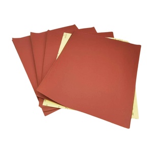Carta vetrata all'ossido di alluminio 9*11 pollici rosso impermeabile abrasivo umido/asciutto carta alta 1mm personalizzabile OEM rettangolo - Product Image 6