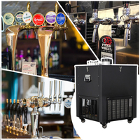 Enfriador de Cerveza Comercial de Seis Líneas, Dispensador de Bebidas de Acero Inoxidable