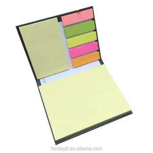 Customized logo printing promotional stationary write memo pads sticky notes set /office desk pad set