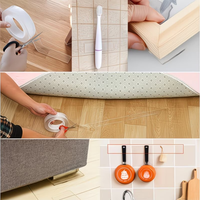 Ruban adhésif nano réutilisable sans trace, lot de 9, 10 m - Adhésif double face ultra-résistant pour la maison et le bureau