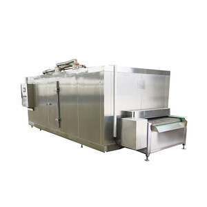 Congelador de túnel continuo para alimentos, R-404A, 380V, puerta única, control PLC, alta productividad - Product Image 1