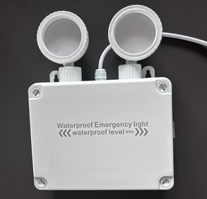 Luz de salida de emergencia de doble cabeza LED de 2*5W a prueba de explosiones de alta calidad IP65 lámpara interior/exterior con voltaje de entrada de 85V-265V - Product Image 1