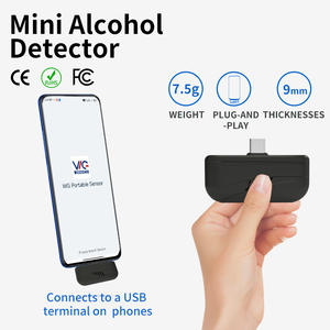 Mini Portátil Alcohol Tester para Detectar Overnight Alcohol FCC ID Compliant - Product Image 2