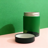 Boîte en fer blanc recyclable à double couvercle hermétique pour thé, café en grains et matcha, qualité alimentaire