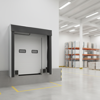Système de levage industriel personnalisé, moderne, rapide, sûr et durable, porte en verre à ouverture sur le dessus