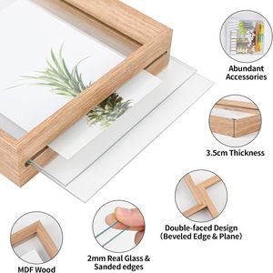 Cadres photo en bois noirs pour affiches et posters, formats A1, A2, A3, A4, A5, 4x6, 5x7, 6x8, 8x10, 11x14, 12x16, 12x18, 16x20, 18x24, 20x28, 24x36 – Vente en gros à prix réduit - Product Image 5
