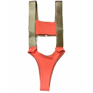 Traje de Baño Personalizado OutPace 2024, Traje de Baño Negro y Ropa de Playa, Bikini Deportivo con Estampado de Leopardo y Sujetador Push-Up - Product Image 6