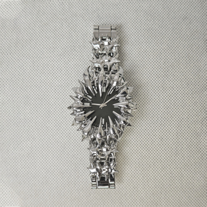 Mới Tùy Chỉnh Thiết Kế Thép Không Gỉ Thạch Anh <span class=keywords><strong>Analog</strong></span> Người Đàn Ông Hàn Goth Thạch Cao Thạch Cao Đồng Hồ Claw Spiked Trang Trí Đồng Hồ Cho Nam Giới - Product Image 5