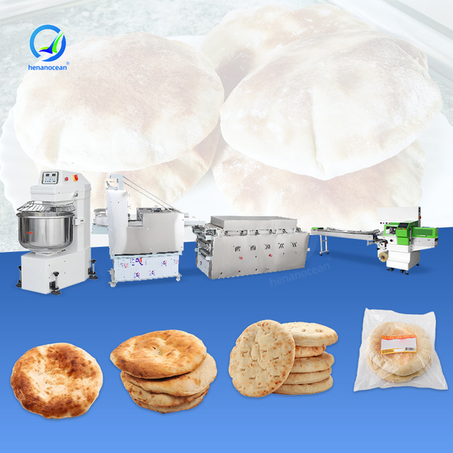 OCEAN Full Automatic Machine De Fabrication Pain Bread Pita Jowar Roti Make Machine Arabic Bread Maker