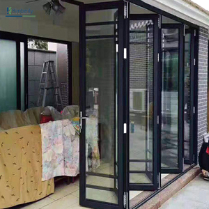 Puertas Plegables de Aluminio de Alta Calidad, Serie 60, Color Negro, Vidrio Templado Doble Low-E, Resistentes al Viento, para Exteriores, Baños y Dormitorios - Product Image 4