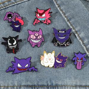Pins de Esmalte de Anime Pokémon para Mochilas, Lindos Broches de Pikachu, <span class=keywords><strong>Gengar</strong></span> y Charmander, Insignias de Metal Esmaltado, Pins de Colección Pokémon, Regalo - Product Image 6
