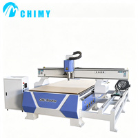 Routeur CNC Chenmai 4 axes 380V pour la sculpture sur bois, précision de 0,05 mm, changeur d'outils automatique, broche 3,2-7,5 kW, déplacement 1300x2500 mm, garantie 1 an