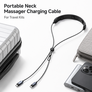 Custom Promotional Tech Gift Neck Massage <b>Cable</b> Wearable Phone Lanyard PD100W <b>Charging</b> <b>Cable</b> - Product Image 1