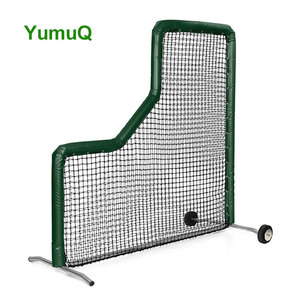 Yumuq Bóng Chày L Màn Hình Nhà Máy Nhiệm Vụ Nặng Nề 7 * 7FT Tùy Chỉnh L Màn Hình Bóng Chày Softball <span class=keywords><strong>Net</strong></span> Batting Lồng Bảo Vệ <span class=keywords><strong>Net</strong></span> - Product Image 3