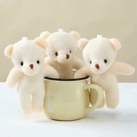 Gobelet à café en papier avec couvercle, autocollant promotionnel, ours en peluche