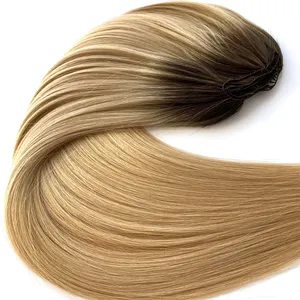 New Invention H6 Feathers Human Hair Extension Invisible Line Cuticle Aligned Feathering Weft Hair Extensions